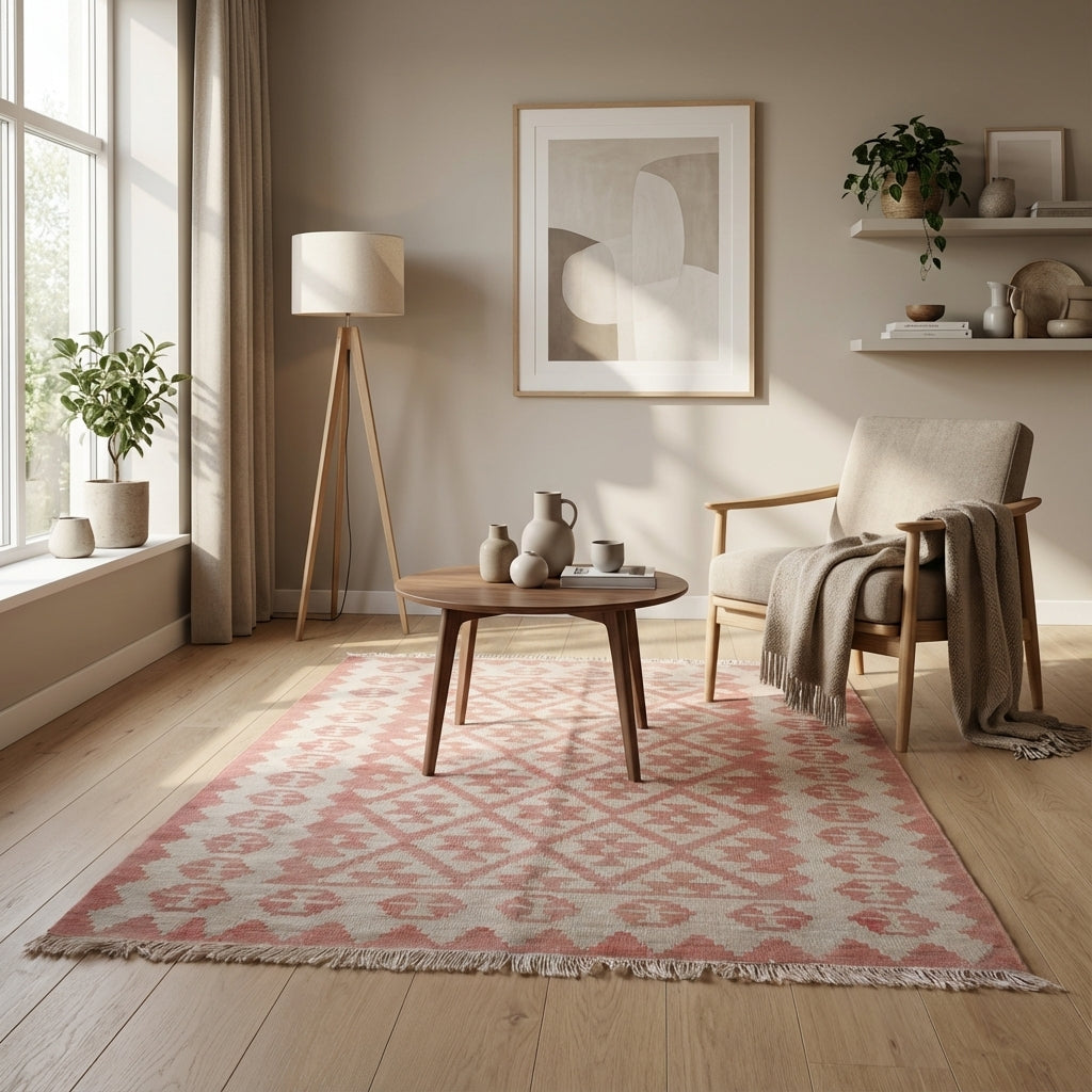 Håndvævet afghansk kelim-tæppe (ID31)