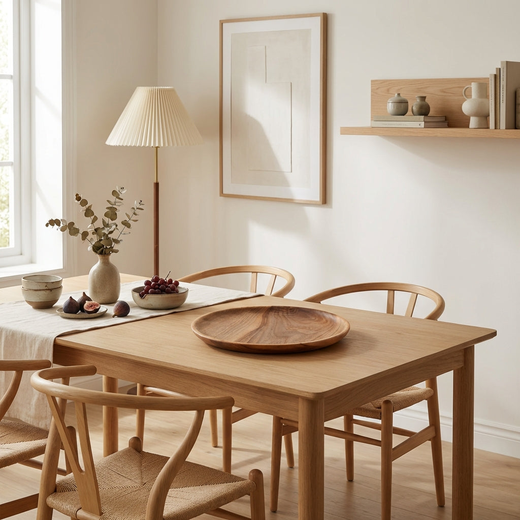 Moderne skål i teaktræ (ID130)