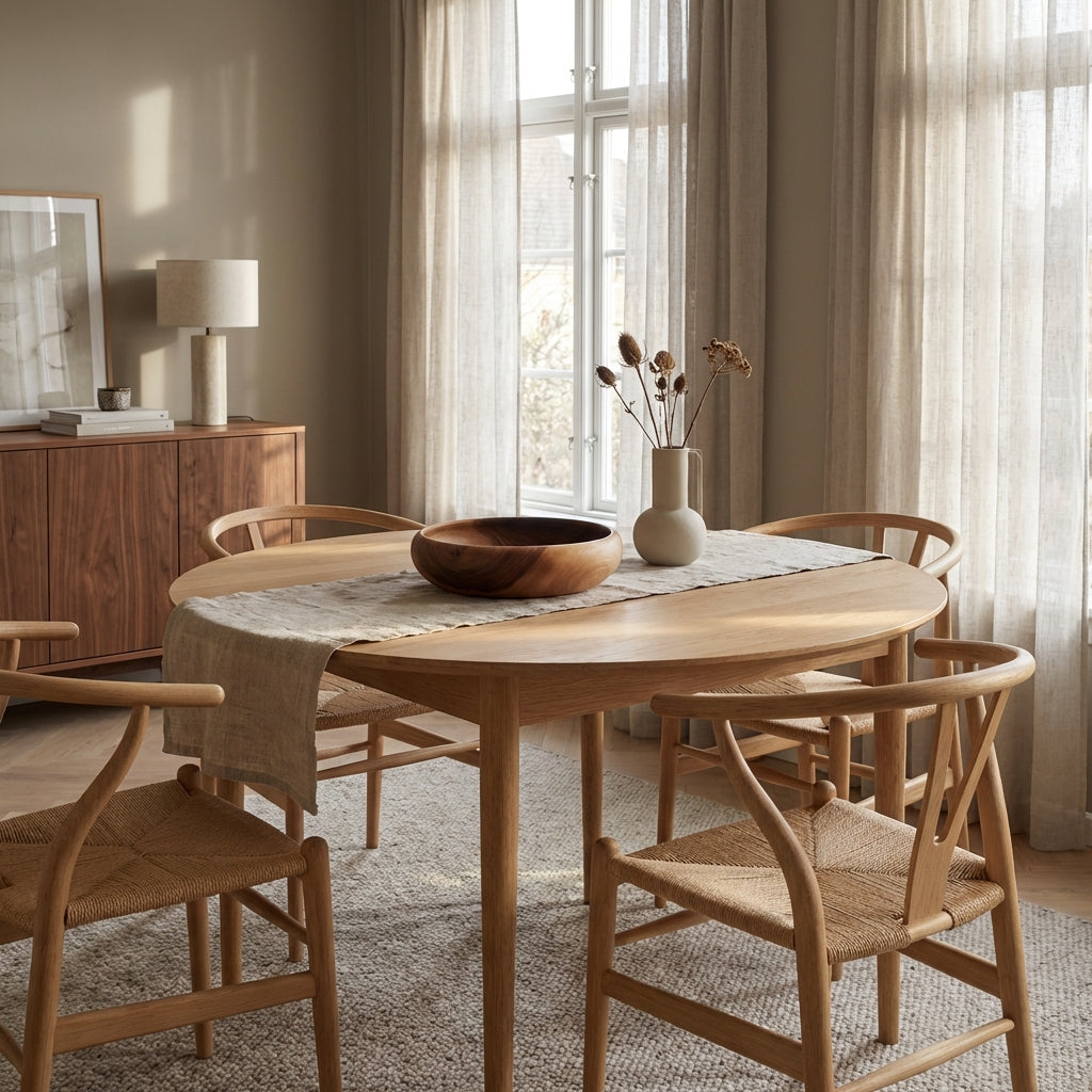 Moderne skål i teaktræ (ID131)