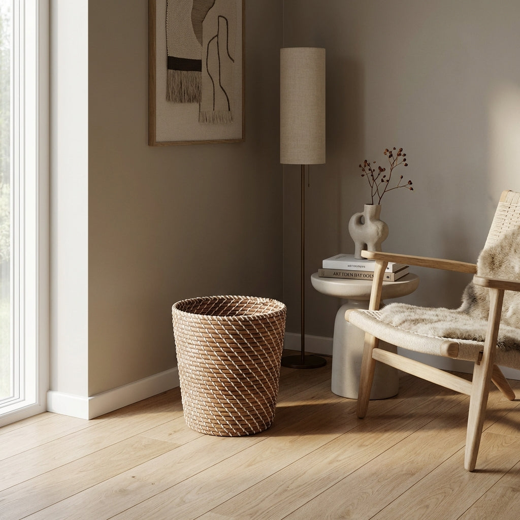 Spiral-flettet kurv (ID261)