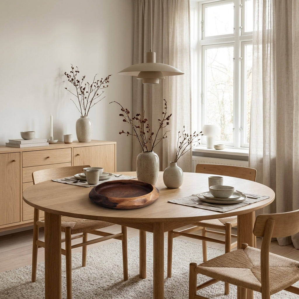 Moderne skål i teaktræ (ID133)