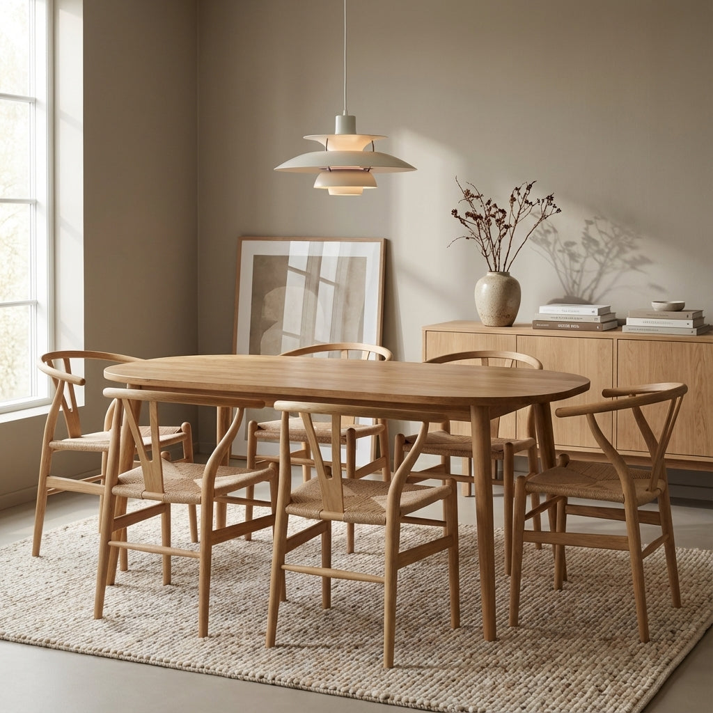 Ovalt spisebord (ID228)