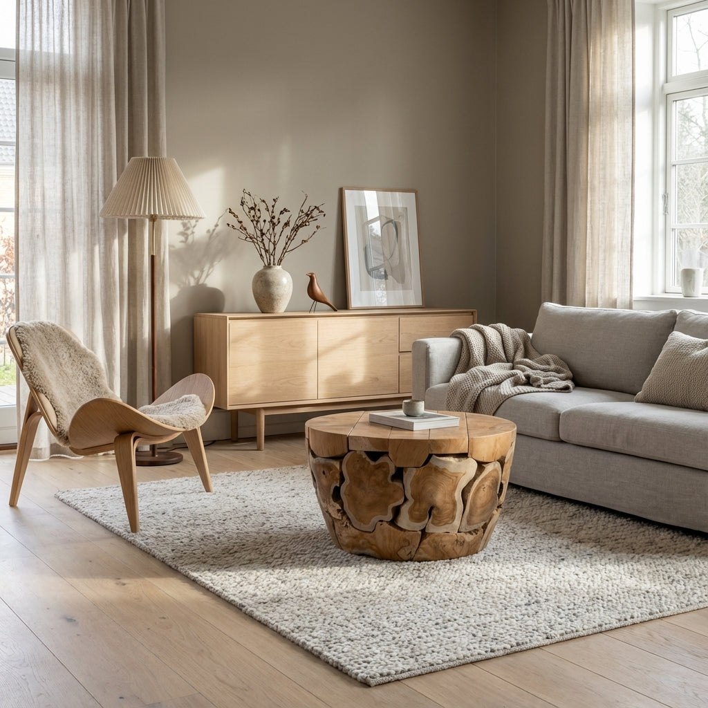 Sofabord af træskiver (ID237)