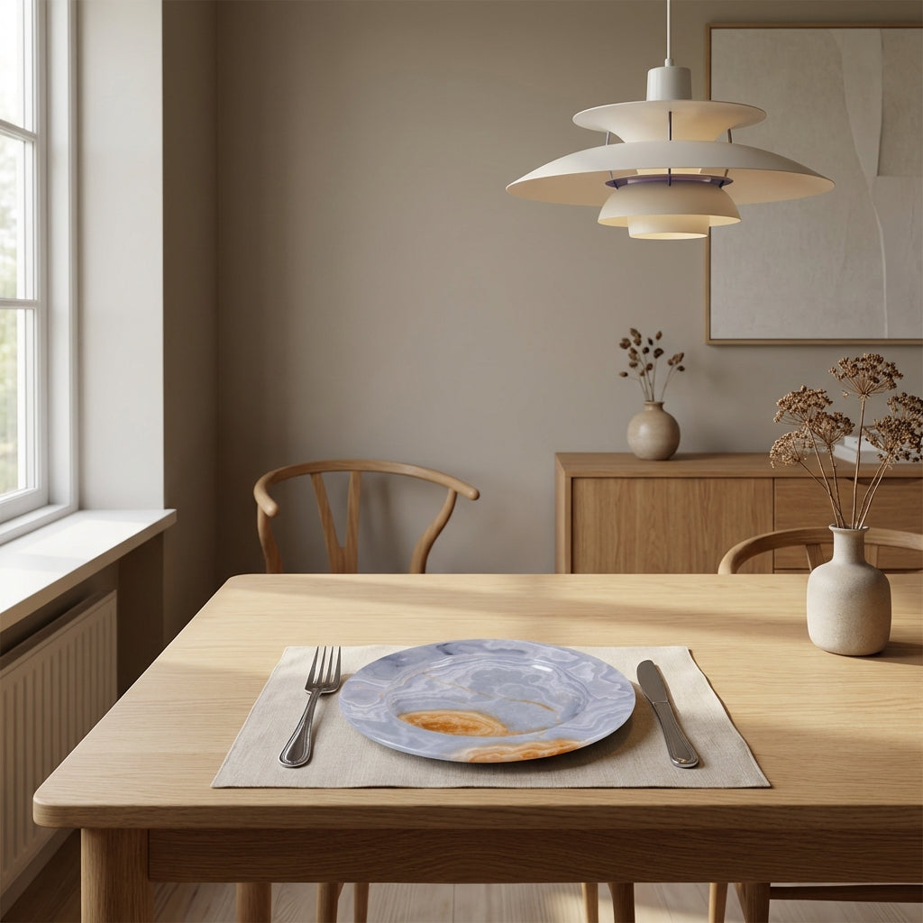 Moderne tallerken i sten (ID153)