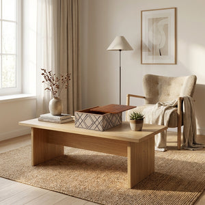 Teaktræ opbevaringskasse – Træflet (ID278)