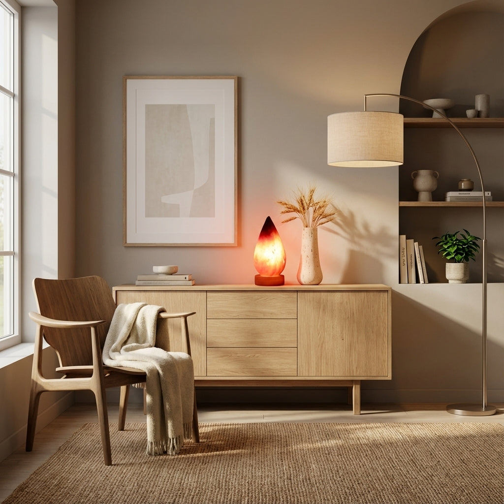 Moderne bordlampe i sten (ID56)