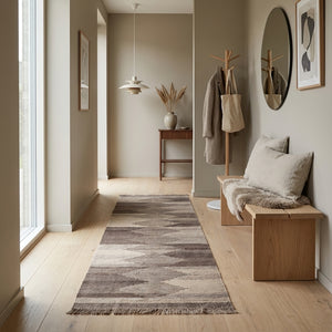 Kelim tæppe – Moderne Uld & Garn Fladvævet (ID292)