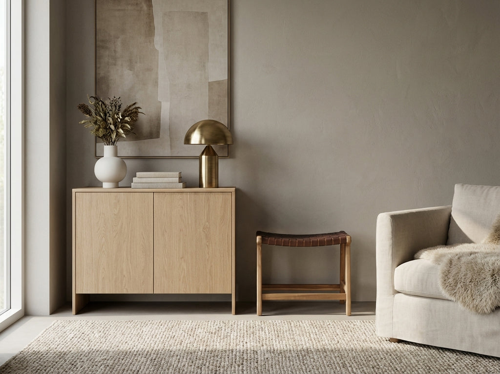 Mørk læderskammel (ID223)