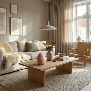 Moderne bordlampe i sten (ID53)