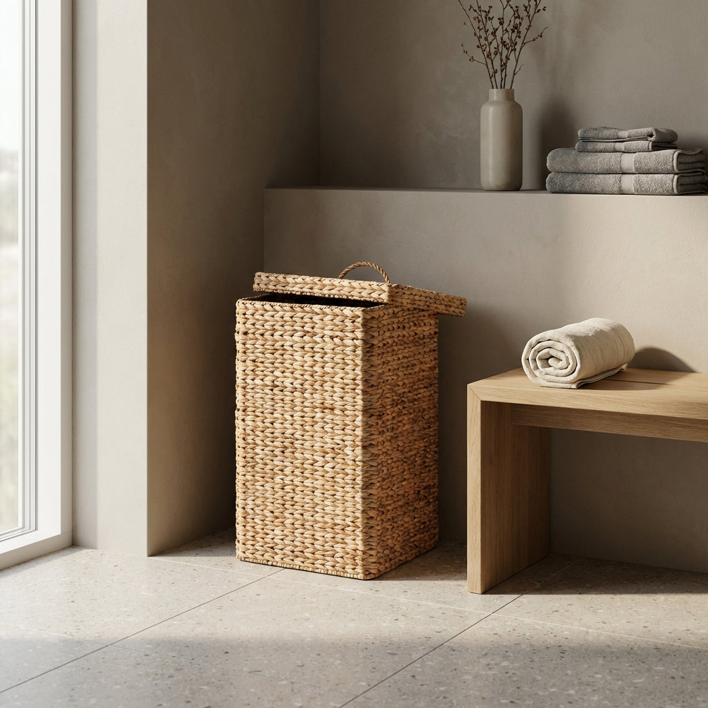 Flettet vasketøjskurv (ID246)